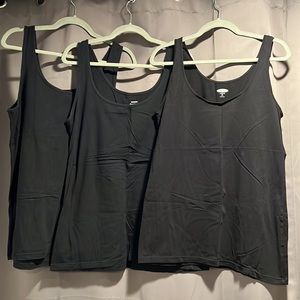 *BUNDLE (3 total) Old Navy Women’s First Layer Tanks, EUC - black - XL Tall